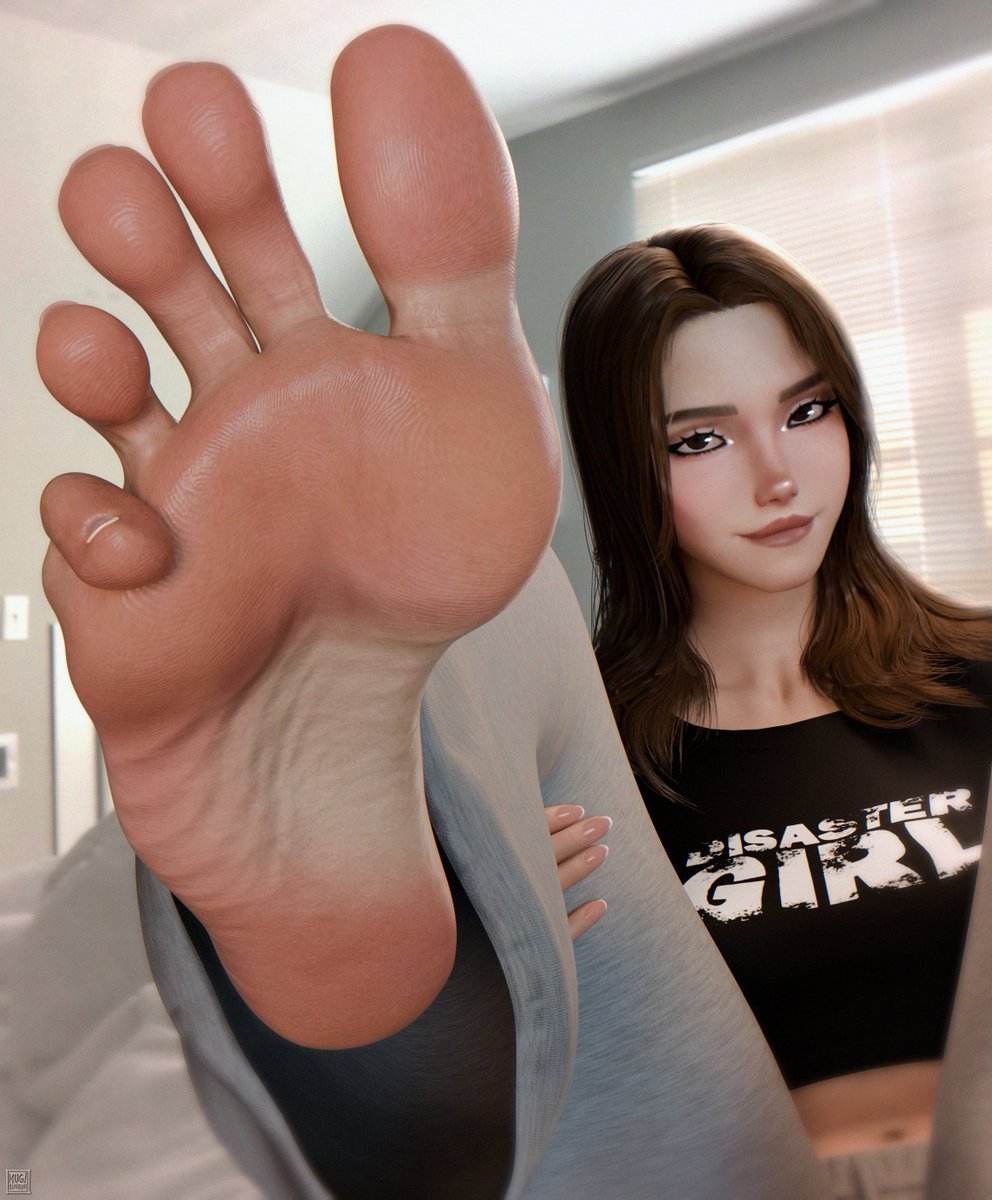mugibunbun's tweet photo. "They're kinda my best feature ngl... 😏🦶♥️" https://t.co/sHdu134fOm