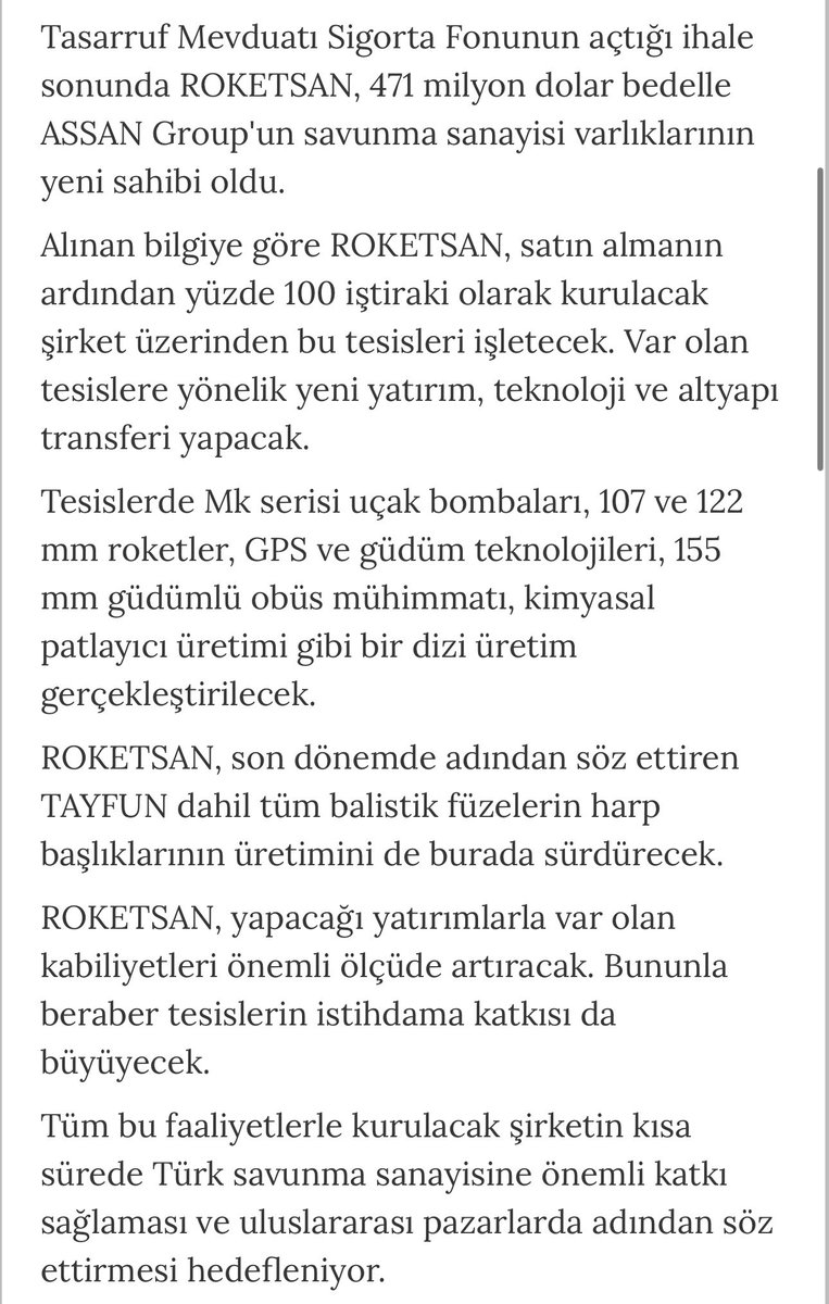 AksanSertac's tweet photo. #Assan #Roketsan
Detaylar 👇 https://t.co/Fe1hEeqEPJ