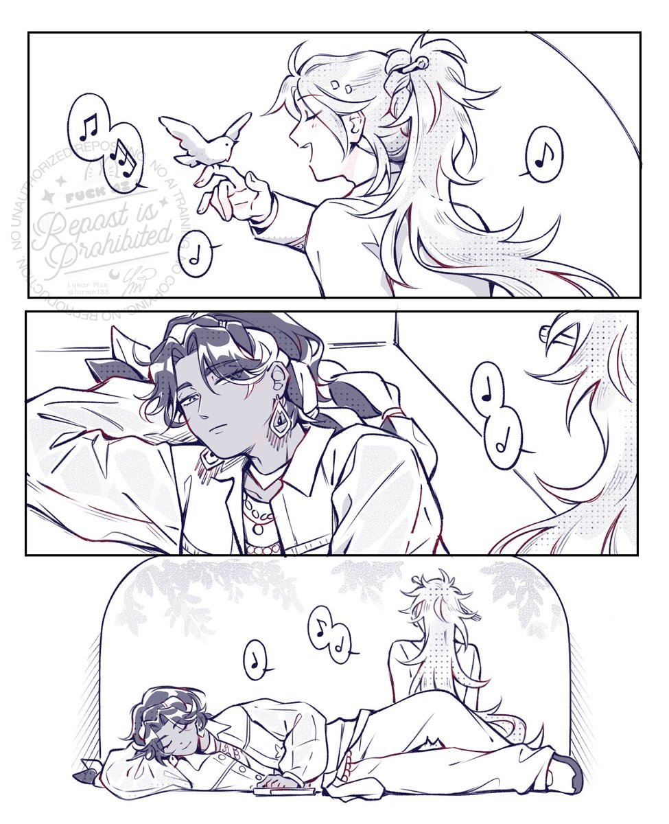 lnrmn188's tweet photo. (2/2)
A little imagine scenario of how Mina and Rie met and became friends.
Divided into 2 posts cause it looks better this way https://t.co/jYD6cqabQY