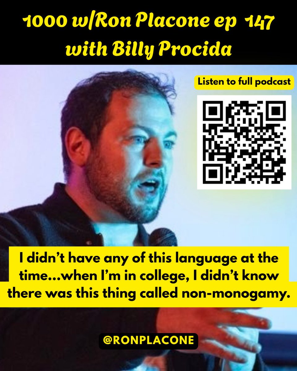 RonPlacone's tweet photo. This week’s pod with Billy Procida! 1000 w/ Ron Placone wherever ya get your pods or Ron Placone on Substack/YouTube! https://t.co/EyRSKUGl0M