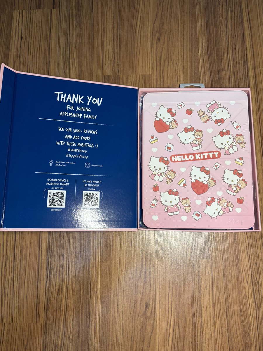 aw_aoey's tweet photo. Wts/ส่งต่อ

✨ส่งต่อเคสไอแพด kitty Collection origami
รุ่น iPad Air 4-8
ราคา 900 บาท
พึ่งซื้อเลยค่ะ ใส่ลองแค่รอบเดียว

สนใจ/ขอดูเพิ่มเติม Dm ได้เลยค่ะ😻

#applesheep #ตลาดนัดsanrio
#ส่งต่อเคสไอแพด #ส่งต่อเคสapplesheep https://t.co/v0wg2Ip12i