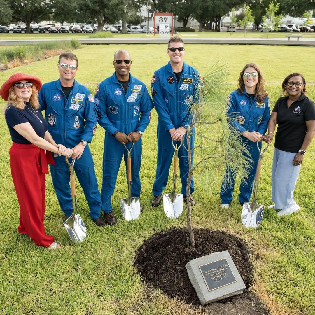 featherglow_'s tweet photo. Is that tree even still alive?🤣😅Artemis crew
#christinakoch #victorglover #reidwiseman #jeremyhansen #artemis #nasa https://t.co/NTo5hCmfKb