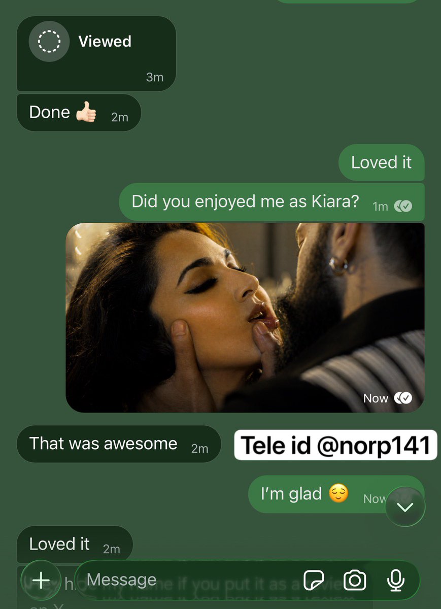 Nooribackup's tweet photo. I can be your Nadia for Toxic RP guys! 😋
Hit me up on tele - norp141
#Kiaraadvani https://t.co/Gz8DP8Duel