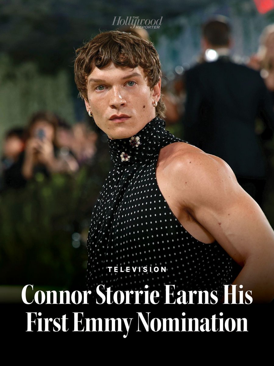 THR's tweet photo. Connor Storrie has earned his first #Emmy nomination in the best guest actor in a comedy category for his 'Saturday Night Live' hosting gig.

https://t.co/8WGtiiHGgr https://t.co/bxrb0aCNQj