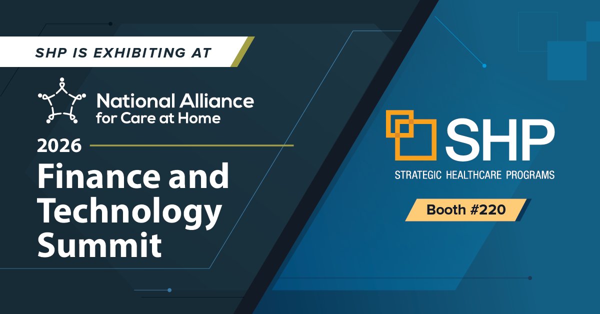 SHPdata's tweet photo. Strategic Healthcare Programs is proud to be part of the 2026 Alliance Finance &amp; Technology Summit. Join us at booth #220. 

This year, SHP President and CEO Jason Ballet will be joining us. Come say hello and meet SHP's newest leader.

https://t.co/076jXnbt1h https://t.co/1qG3aHVCxp