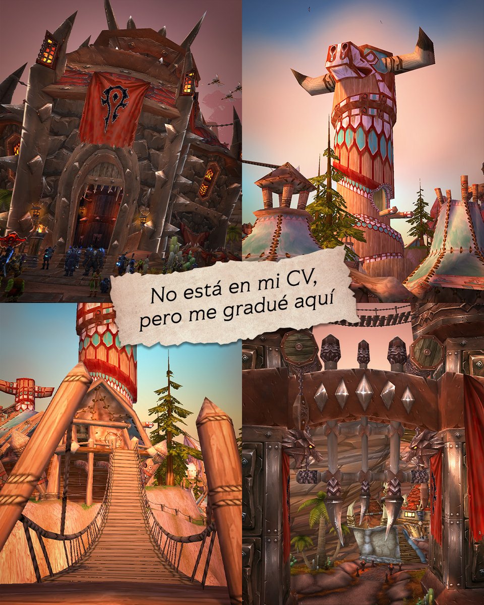 WarcraftLATAM's tweet photo. Comparte si tú también te graduaste aquí 🎓 https://t.co/bUiGDwr0Eo