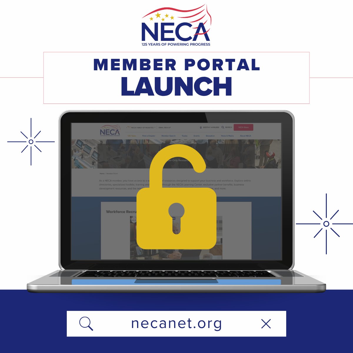 necanet's tweet photo. It’s here 🔓 The new NECA Member Portal is live, giving you faster access to the tools, resources, and connections that support your business all in one place.

Log in and explore the new experience ⚡

Access the portal here: https://t.co/kPr18h6DqD 

#WeAreNECA https://t.co/OJWirKLUO9
