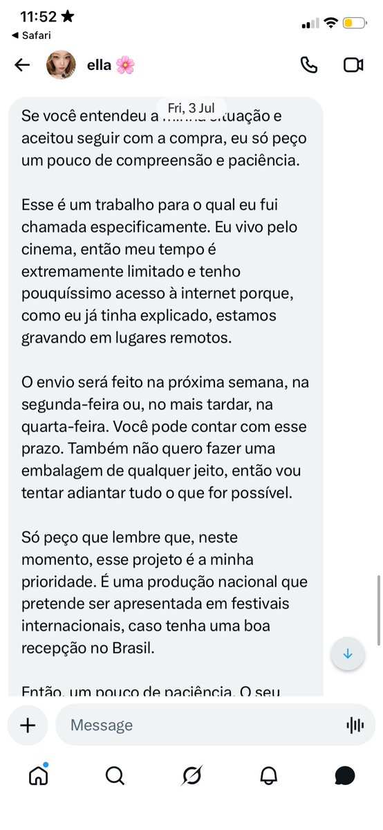 bamkkyuu's tweet photo. tentei ser compreensiva mas ela continuava ativa na tl e não me respondendo, então mandei mensagem novamente dia 2/7 https://t.co/FwaiSiXJOY