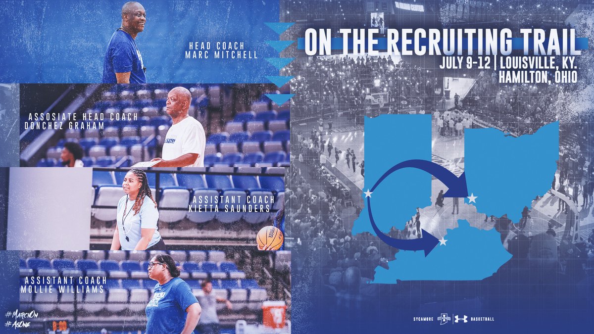 IndStWBB's tweet photo. We're back on the ๐ฃ๏ธ this weekend!
Catch us in Kentucky and Ohio in search of the next group of Sycamores ๐
#MarchOn | #ASONE https://t.co/7CU6Rap6iC