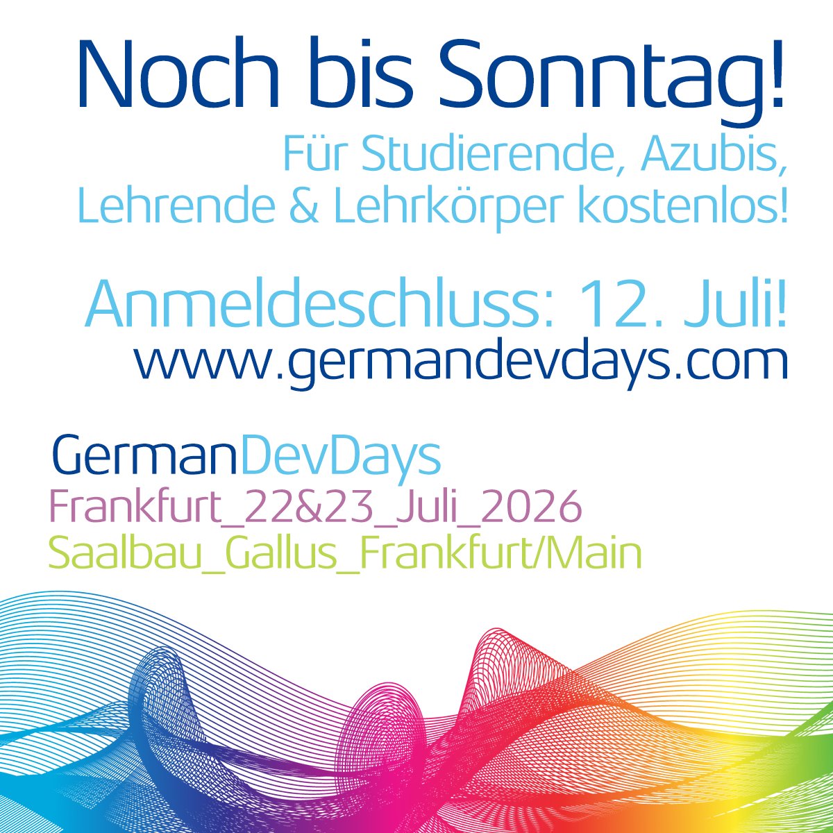 GDD - GermanDevDays 🌈 tweet media