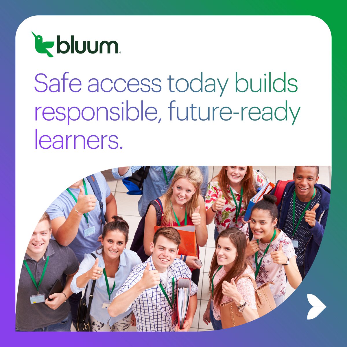 Bluum_EdTech's tweet photo. Students are already using AI, so schools have a real chance to guide it well. Bluum’s cybersecurity solutions cover web filtering, endpoint protection, and AI transparency that lets teachers see how tools are used and step in with guidance. 

https://t.co/iuJ7AsABlt 

#K12 https://t.co/jZZgxCK3bn