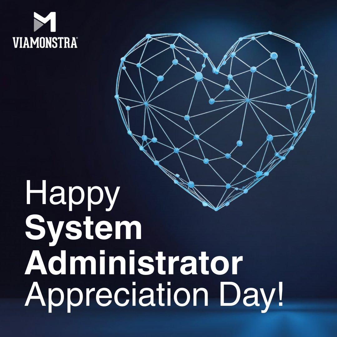 viamonstra's tweet photo. 👨‍💻Join us at the #ViaMonstraCommunity on Friday, July 31 from 9:00–10:00AM CDT for #SysAdminDay — a moment to recognize IT professionals worldwide. Let’s honor your work, share experiences, and thank the #ITPros powering our digital lives. Games, giveaways & more ➡️ https://t.co/tklDDIxBnW