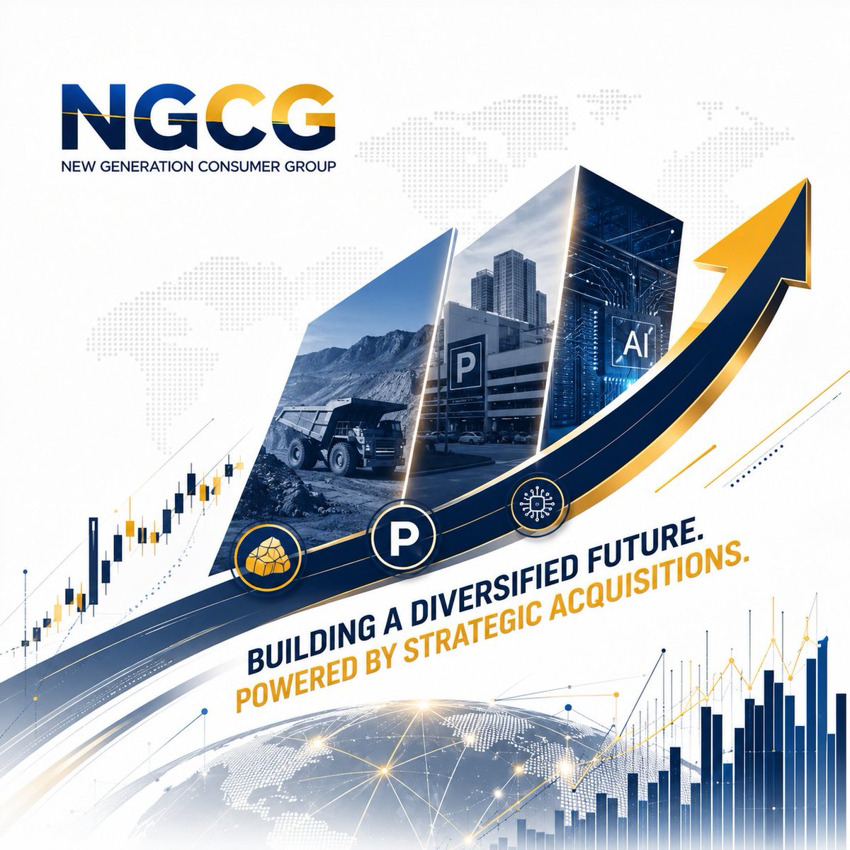 NGCGCorp's tweet photo. Strategic acquisitions continue to expand $NGCG's diversified portfolio, creating a stronger platform for long-term corporate growth. https://t.co/ARsweJYHVl