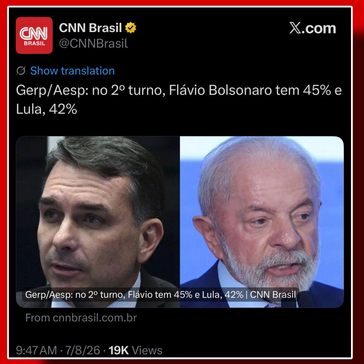 BolsonaroSP's tweet photo. . @FlavioBolsonaro liderando em mais uma pesquisa.

VENCEREMOS! https://t.co/bScngpt9CG