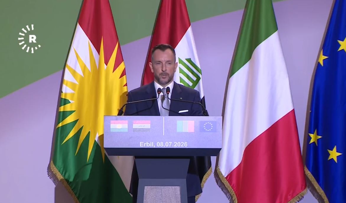 rudaw_arabic's tweet photo. السفير الإيطالي لدى العراق نيكولو فونتانا: نيجيرفان بارزاني أفضل مدافع عن العلاقات مع إيطاليا، والوسام تكريمٌ لجهوده في تعزيز السلام والحوار على كافة المستويات https://t.co/mhe9QGzWCe