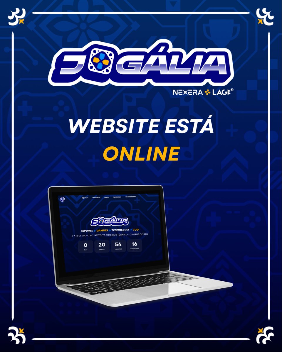 Jogaliaoficial's tweet photo. It’s on! 🟢
Checa já todas as informações importantes sobre a Jogália no nosso website. Link na descrição💻 https://t.co/v7O5ZB08pi