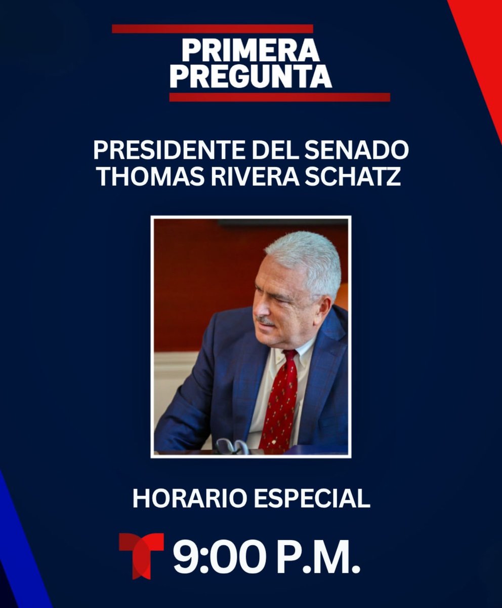 LeninPR's tweet photo. HABLARÁ HOY @trschatz51 . https://t.co/Fn6zzQ3VD5