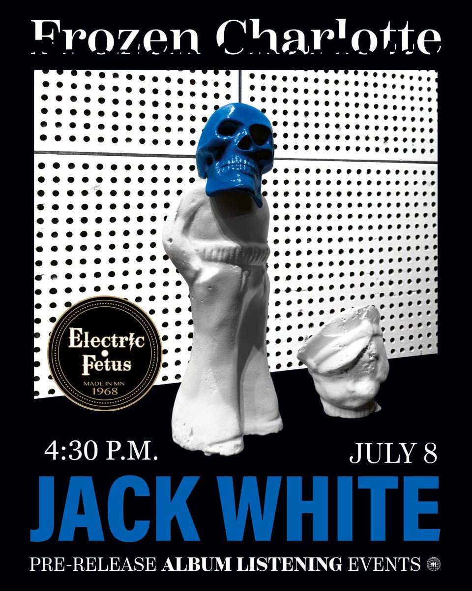 efetusmpls's tweet photo. Where to line up, buying Frozen Charlotte early, picking up pre-orders, free stuff...all the Jack White listening party info for today is here!
⬇️⬇️⬇️⬇️
https://t.co/dr02PvHuAs https://t.co/bpHSKyCKRz