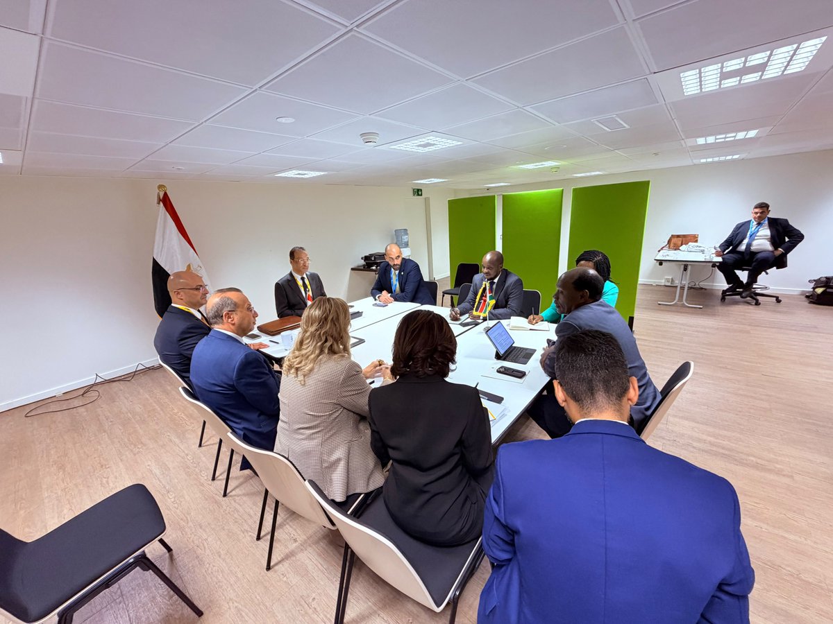 honkabogo's tweet photo. Today in Geneva I met H.E. Eng. Raafat Hendy, Egypt's ICT Minister and Chair of this year's WSIS Forum.
We agreed to move the Kenya-Egypt ICT MOU from paper to action. A joint team starts work immediately and meets in Nairobi within 45 days.
Skilling comes first. Egypt is sharing its Digital Egypt training curricula, and we will roll them out to our young people through the digital hubs in every ward and our Jitume centres.
#WSIS2026 #DigitalEconomy #KenyaEgypt