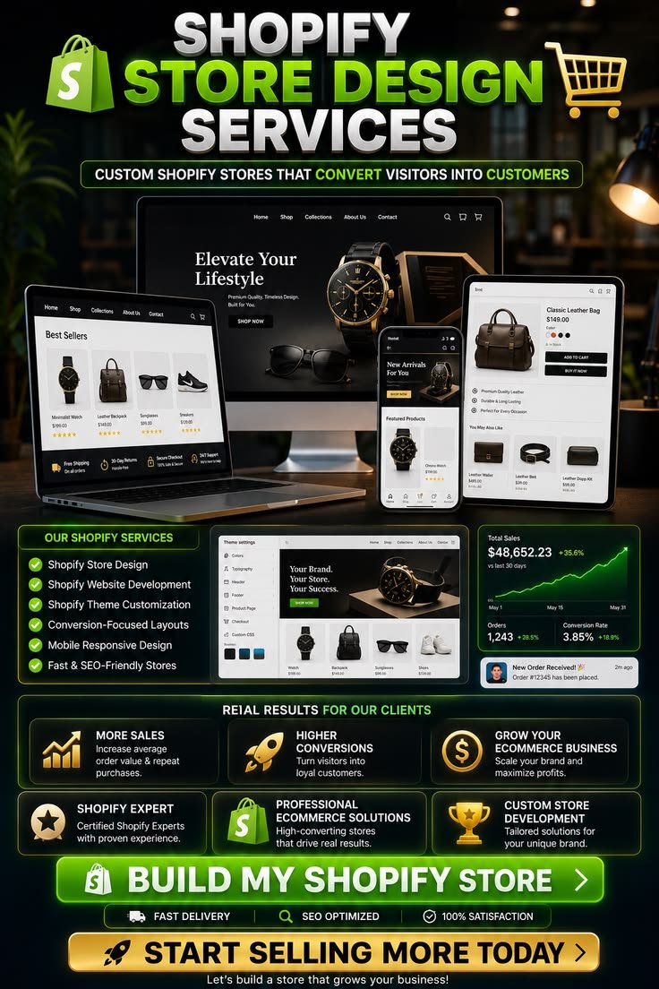 EVirexon25720's tweet photo. 🚀 Ready to grow your eCommerce business? I design high-converting Shopify stores that are modern, mobile-friendly, fast, and SEO-optimized.  Message me today and let's build a Shopify store that delivers results!
#Shopify #ShopifyStore #ShopifyDesign #ShopifyExpert #Ecommerce #O https://t.co/isKSiQCuev