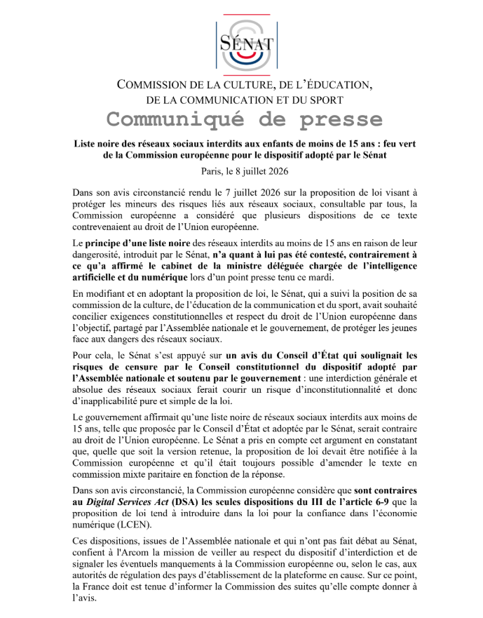 Sénat tweet media