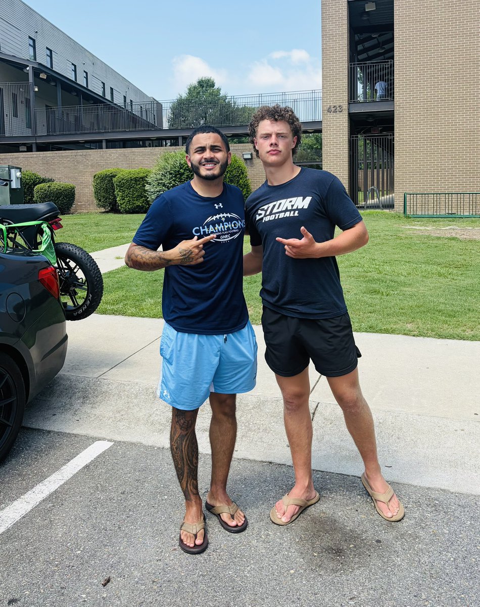 ThurmThomas4's tweet photo. @WS_Storm_FB Team Camp completed! Thanks @psfootballcamps and @CoachJWilkes for the opportunity and @CoachMacaluso defensive coordinator for helping me get better with the competition and relationships built this week. #TeamCamp #BuildingChampions #defense #linebacker https://t.co/hf3QgomOjA