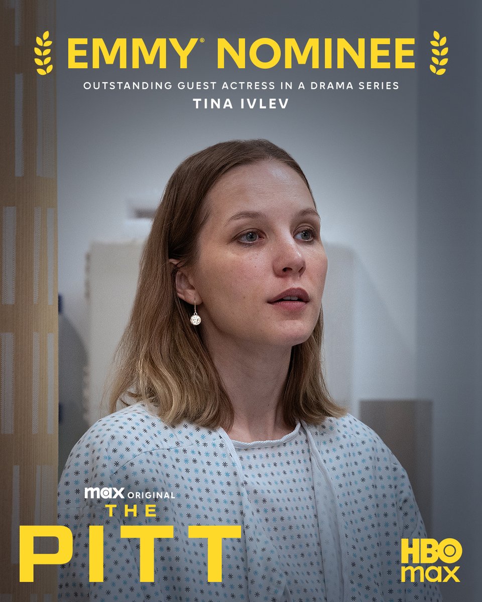 hbomax's tweet photo. A performance of courage and bravery. #TinaIvlev #ThePitt #Emmys https://t.co/rREBNhtqXe
