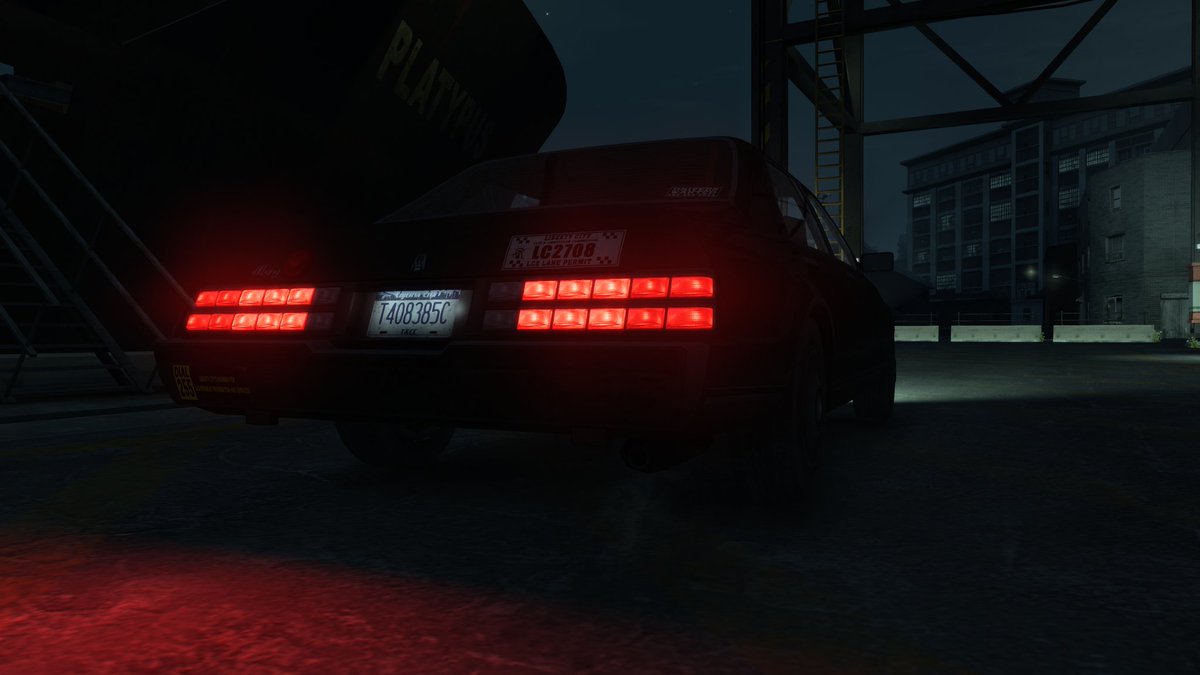 BoobieIntel's tweet photo. GTA IV Mod Adds Rear Plate Lights

New update brings illuminated rear plates to the game.

Version 1.2.6.4 includes model fixes and a GTA VI easter egg found by Ash R. https://t.co/mGPZRRV8DM