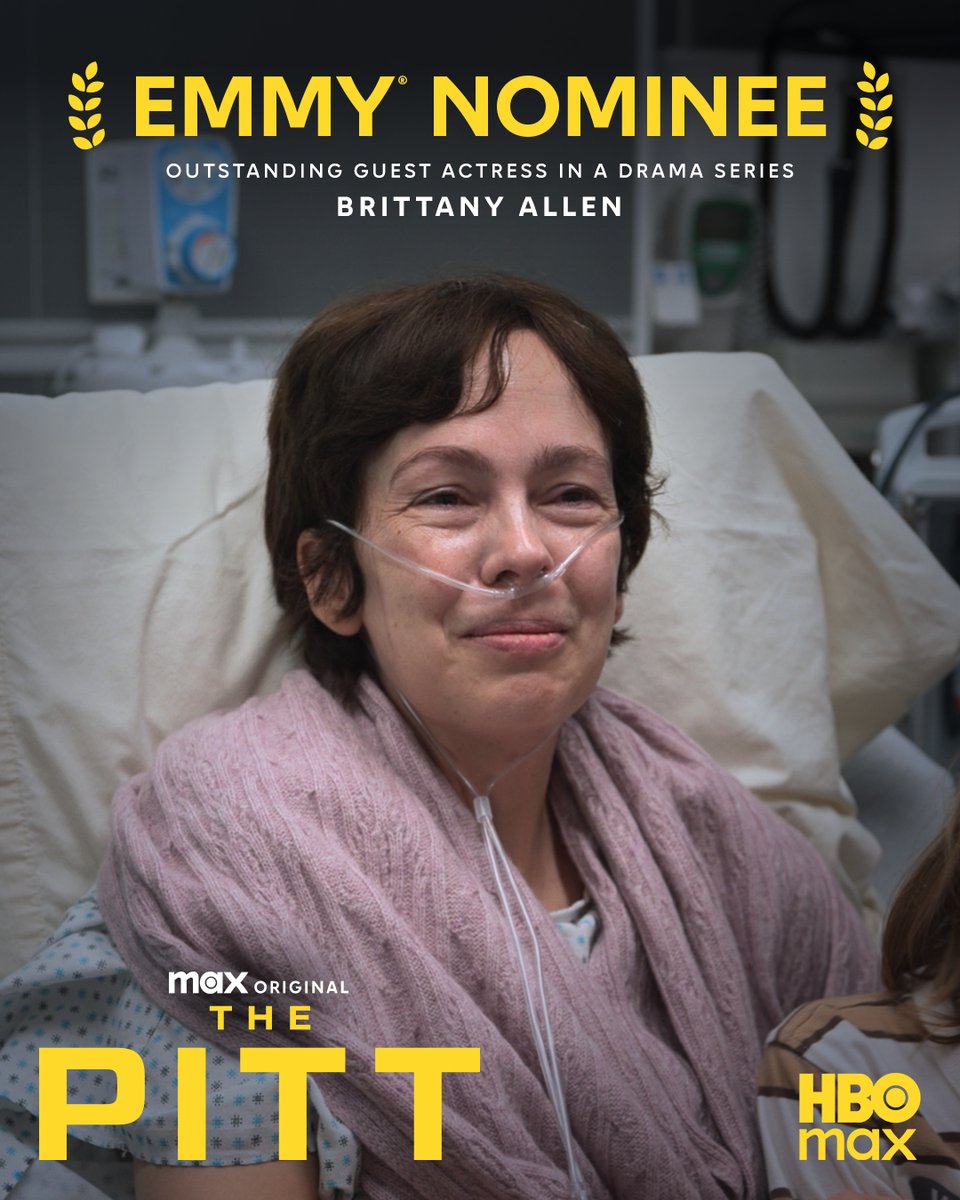 hbomax's tweet photo. Roxie forever. #BrittanyAllen #ThePitt #Emmys https://t.co/nyvVWF7S16