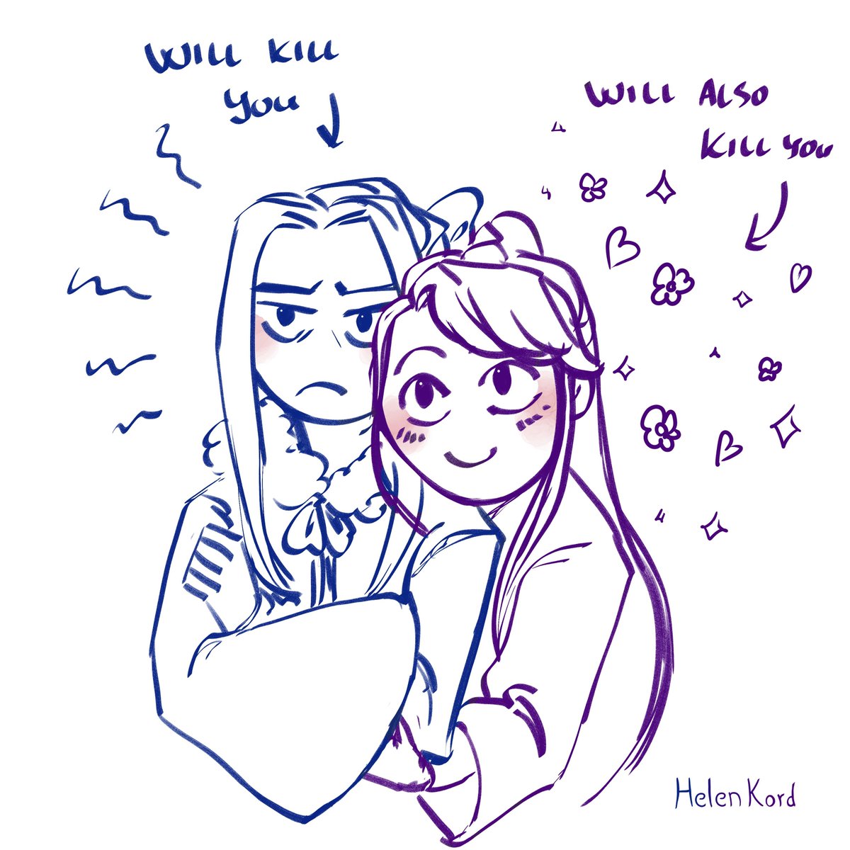 HelenKordArt's tweet photo. If you see these two mfs. Run.

#Peerless #Wushuang #无双 #FengCui #danmei #CuiBuqu #FengXiao https://t.co/fA3dABQdJX