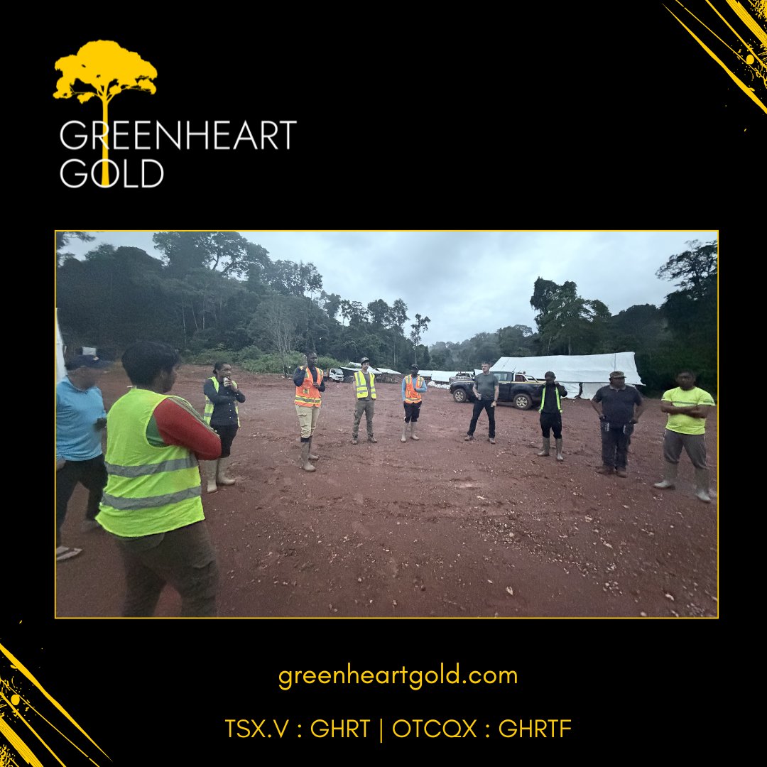 greenheart20202's tweet photo. Every morning at Greenheart Gold begins with one priority: safety.
Our teams start the day with equipment checks, hazard reviews, and clear communication to ensure everyone is aligned before work begins.
#SafetyMatters #WorkSafe #GreenheartGold https://t.co/n8Xb75VsiF