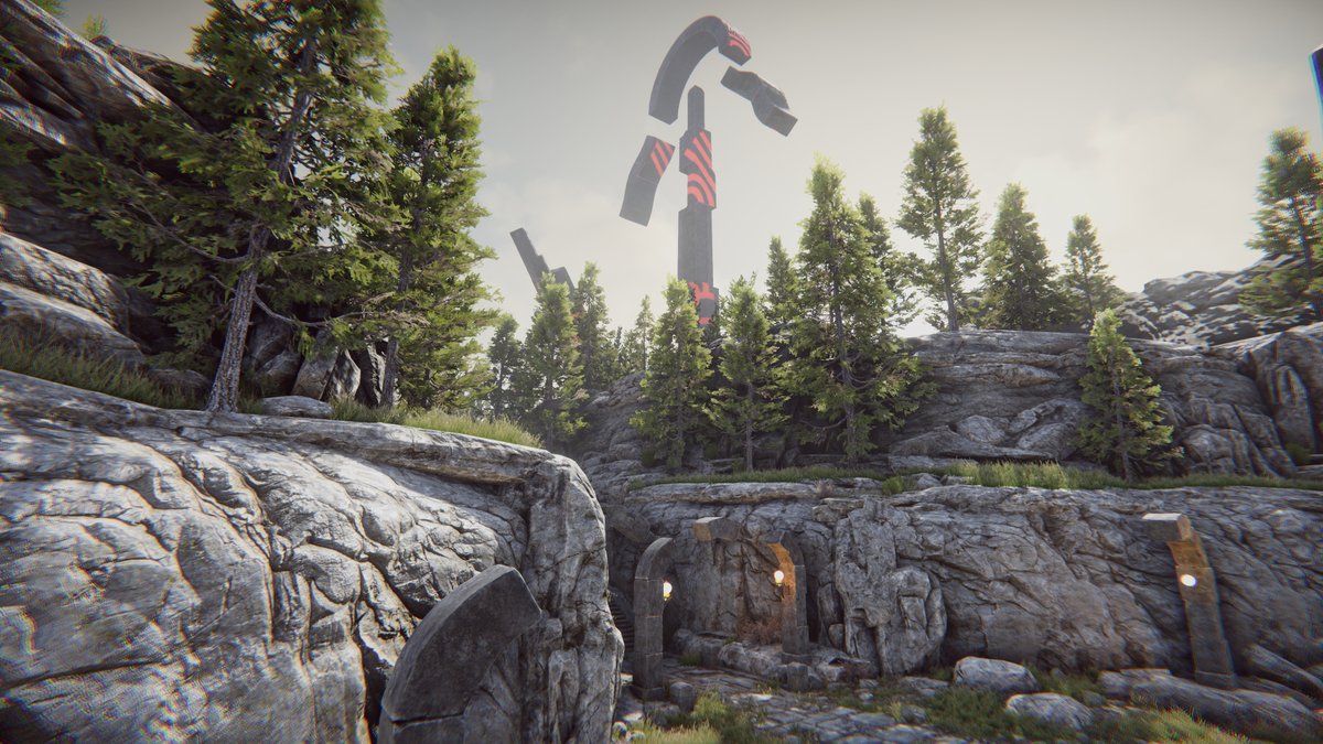 tobyfredson's tweet photo. Some progress on the Update; expanded the exterior a little. I'm making a puzzle game from this. https://t.co/5iu4lUdj9z