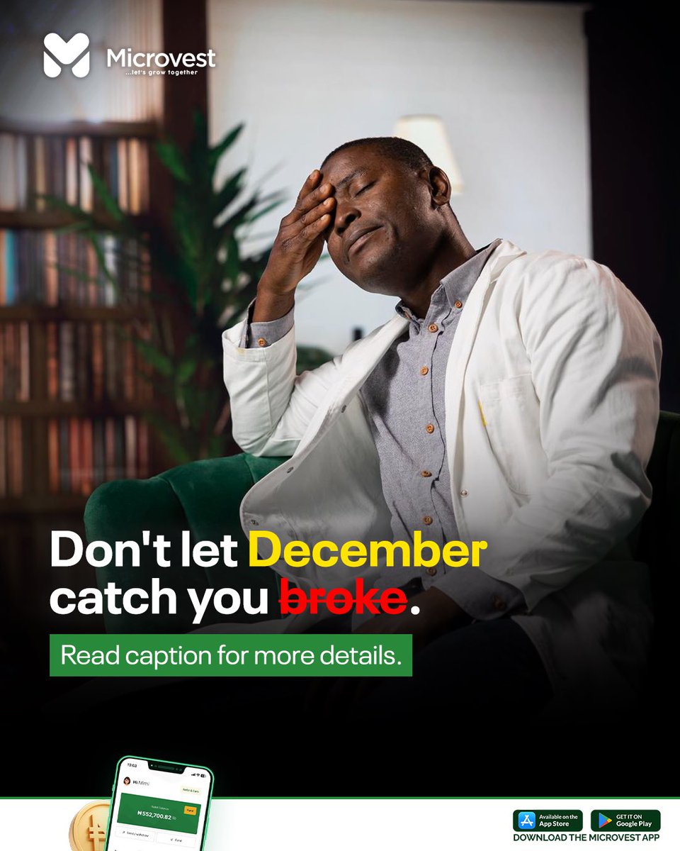 Microvest_ng's tweet photo. The best time to start saving for the holidays was 6 months ago. The second best time is today. 🎯 Set up a MiTarget plan now and enjoy a stress-free holiday later💚😉

Copy and paste this link to your browser and start your MiTarget plan today: 
https://t.co/F6IqCcwZcu https://t.co/WafCd29sbW