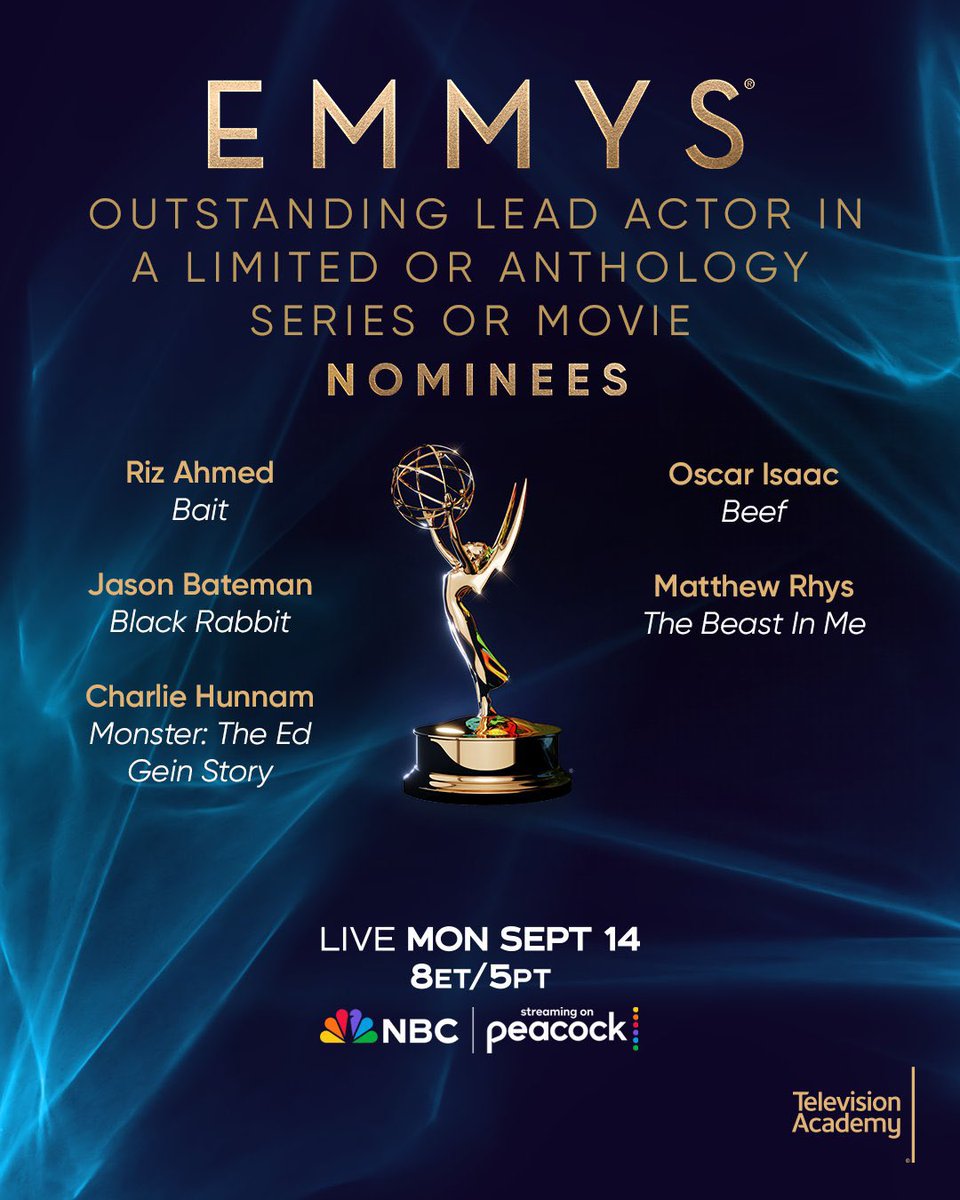 acessochbr's tweet photo. O RECONHECIMENTO FINALMENTE CHEGOU! 🏆

Charlie Hunnam conquista sua primeira indicação ao Emmy da carreira. O ator foi indicado ao Emmy 2026 na categoria Outstanding Lead Actor in a Limited or Anthology Series or Movie por sua atuação em Monster: The Ed Gein Story. https://t.co/OqXdAq6Mi5