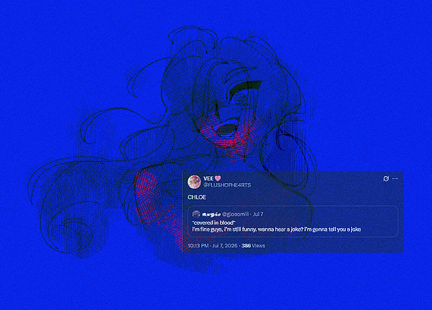 larveais's tweet photo. my headcanon of evil chloe from the 5 seconds i saw in the trailers makes me so insanely giddy ,JDFLKGSDFG.

'probably incredibly incorrect and ooc once the movie comes out, but for the next 8-9 days, i can reside in my headcanons.

usse usse usseewa... https://t.co/3WG7bcwu6e