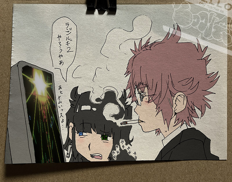 kuttsurikai's tweet photo. 渋いゲームをやるアトラ https://t.co/oEJeXKiacN