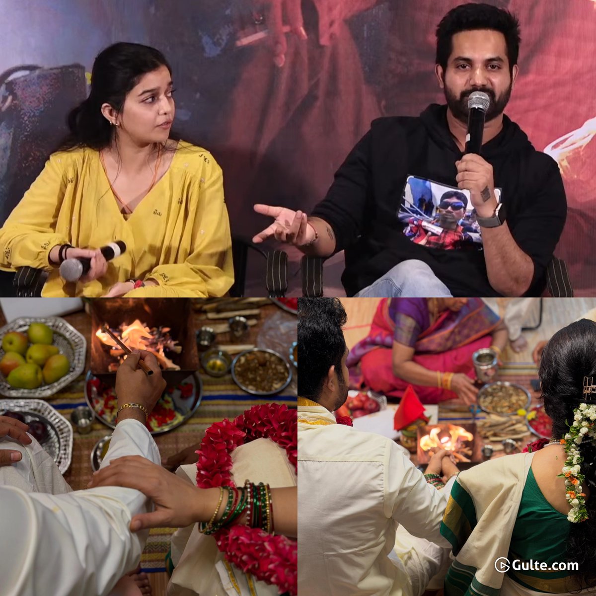 GulteOfficial's tweet photo. Actress #Swati has tied the knot with director #SrikanthNagothi [Month of Madhu].

The couple shared the happy news on Instagram. https://t.co/222Fjg3Ujr