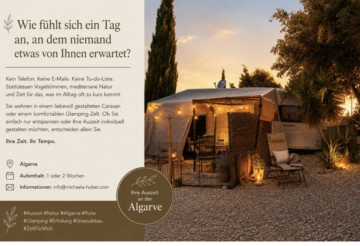 MHMichaelaHuber's tweet photo. 🌊 Es gibt einen Unterschied zwischen Urlaub und Ankommen.

Man kann zwei Wochen verreisen und trotzdem mit einem vollen Kopf zurückkehren.

Denn Ortswechsel allein schafft noch keine innere Ruhe.

Ruhe entsteht dort, wo nichts von Ihnen verlangt wird.
📩 Informationen und Buchung:
info@michaela-huber.com

#Auszeit #Algarve #Refugium #7pro #Ruhe #Erholung #Regeneration #Stressabbau #ZeitFürMich #Perspektivwechsel