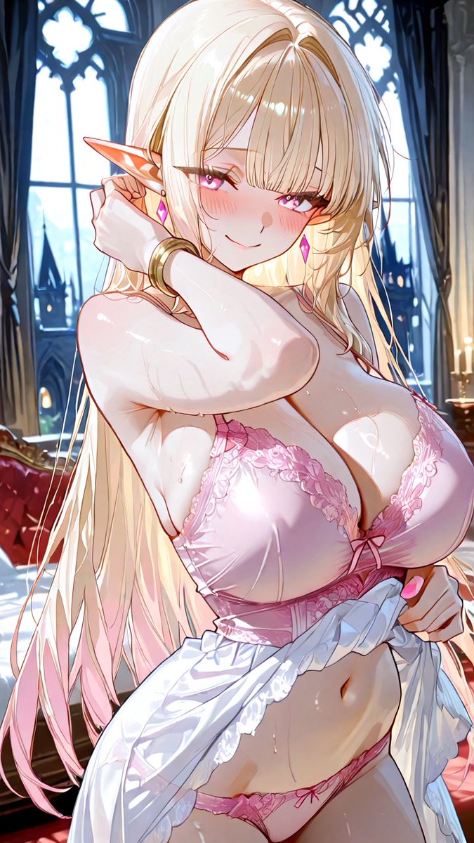 Sakuranbo_AI's tweet photo. こんばんわぁ🌸💕

夜のエルフは〇〇〇🫶🏻💕
「今日もお疲れなのですね、、、💕💕」

この子の大胆なバージョンは→@Sakuranbo_AI_18 🔞

#AIイラスト #AIart https://t.co/d1nnEniTqI