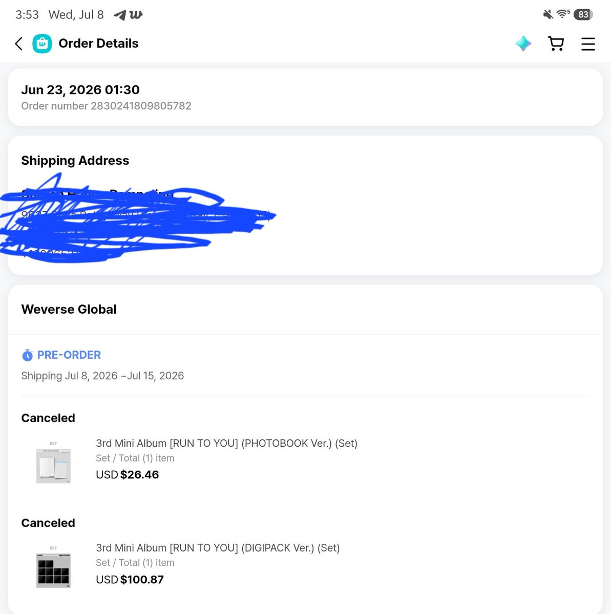 sharahhanna's tweet photo. FIRST TIME TO CANCEL ALL MY PREORDERS ALBUMS, ALMOST AMOUNTING $1,000 WORTH OF ALBUMS, ONLY MUVEE AND GROUP ORDER I CANT CANCEL, THIS IS BEYOND DISAPPOINTMENT. JUST TIRED, JL I WILL SUPPORT YOU SOME OTHER WAYS N LNG, IM SORRY BUT YOU ALMOST NO LINES IN A TITLE TRACK IS DIABOLICAL. THIS IS EXTREME WAY BUT MONEY TALKS, YES MY HEART IS BROKEN. BUT WILL JUST USE MY MONEY FOR JL AND JUWON
#JEWELZ #주얼즈
#JL #제이엘
#JUWON #박주원
#AHOF #아홉 @AHOF_official