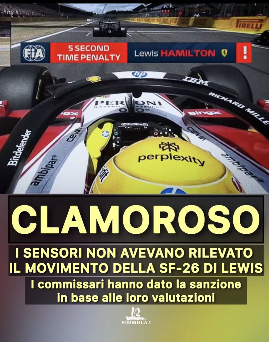 Ingiocabile44's tweet photo. Che schifo dio santo.
Lando in Qatar 2023 non penalizzato, Lewis in lotta mondiale contro Toto Mafioff penalizzato. 
FiAmg https://t.co/O1K836Th2B
