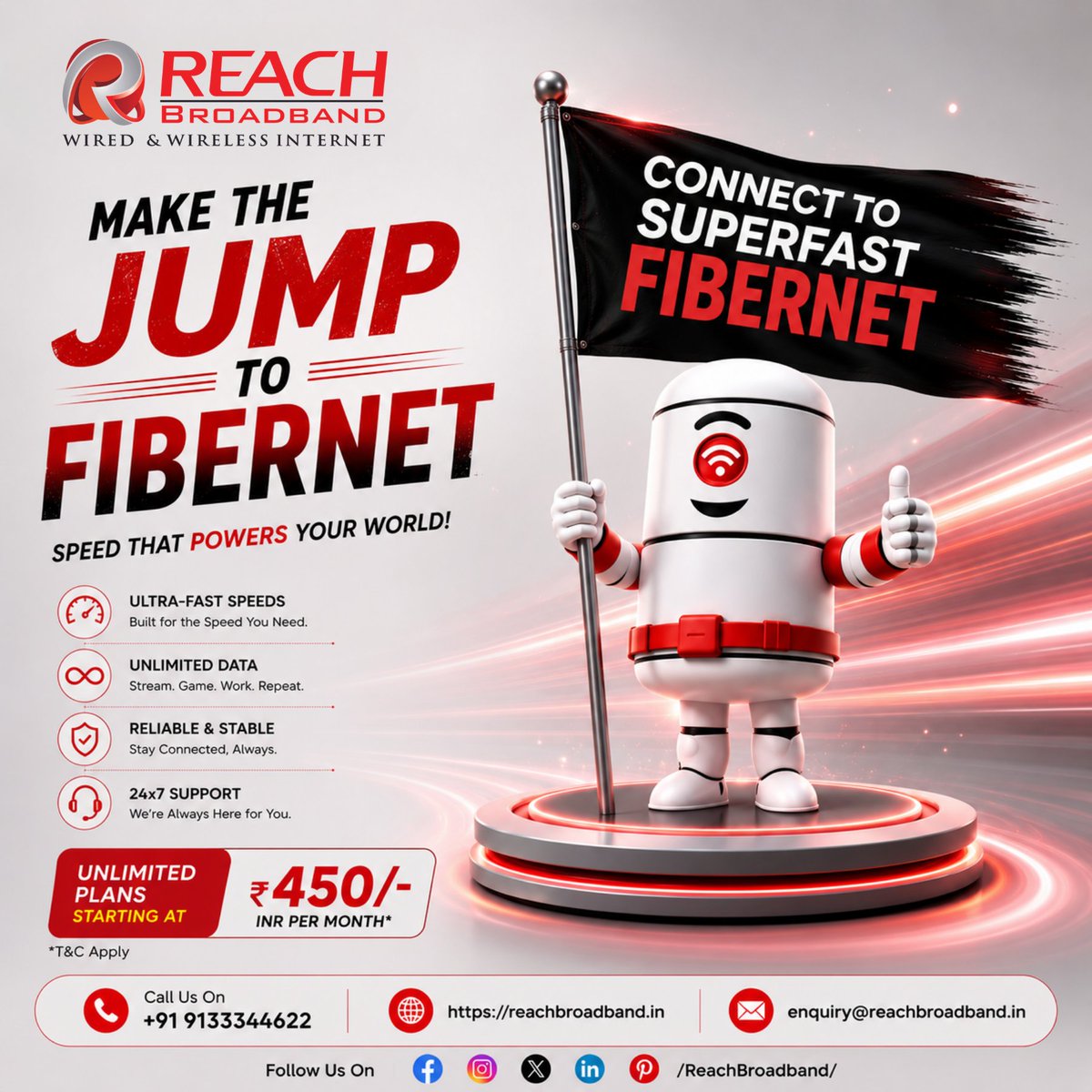 Reach_Broadband's tweet photo. #ReachBroadband #Fibernet #BroadbandConnection #HighSpeedInternet #TelanganaInternet #RangareddyBroadband #HomeWiFi #FastInternet #InternetService #StreamingLife #WorkFromHome #GamingInternet #WiredInternet #WirelessInternet #BestFibernet #HyderabadInternet #DigitalTelangana https://t.co/BevjM6dfqT