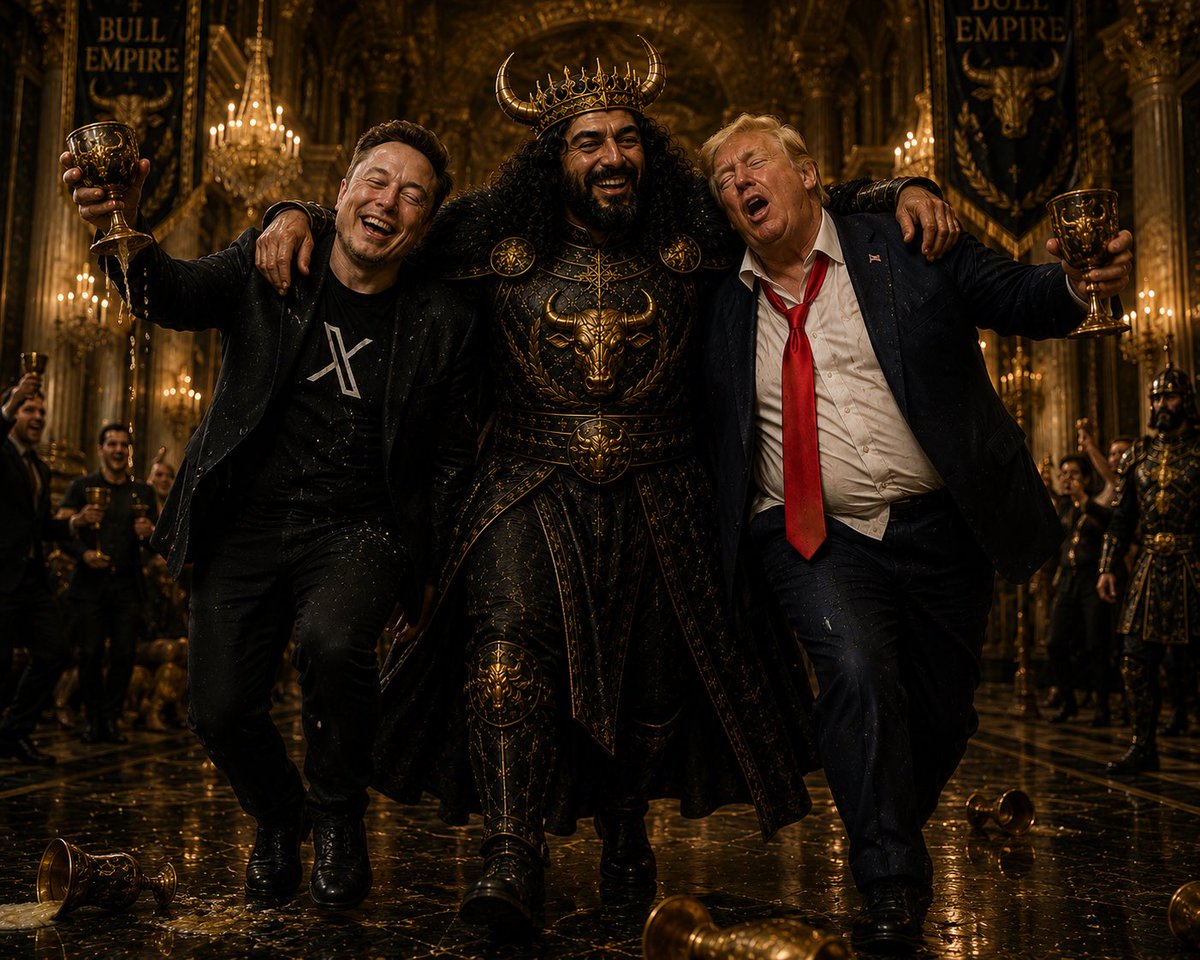 ImperiusAnsemus's tweet photo. 🐂 The Empire now has an official Meme Headquarters.

Share your memes, creativity, and funniest moments with the community.

The best memes may even be featured on our official X account. 👑

🔥 Join now:

🐂 The Empire now has an official Meme Headquarters.

Share your memes, creativity, and funniest moments with the community.

The best memes may even be featured on our official X account. 👑

🔥 Join now:

https://t.co/A7R5A0G0W9

The Bull Empire grows stronger together.

The Bull Empire grows stronger together.

#Solana #Meme #Memecoin #Ansem #Ansemus