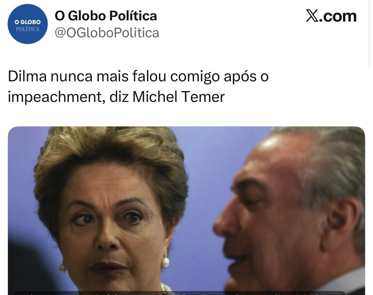 tiagobarbosa_'s tweet photo. Dez anos depois do golpe contra a primeira e única mulher eleita presidenta do Brasil, a mídia brasileira dá palco e voz… ao golpista.

O silenciamento de Dilma é a misoginia permanente da imprensa corporativa. https://t.co/Lc963Zxwxi