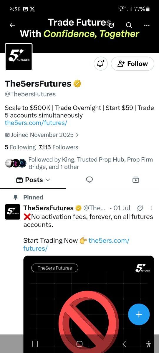 PrinceM155177's tweet photo. @theplaymakerxx @the5erstrading @The5ersFutures @Brinceofcrypto @danfaari @KINGKLC001 @princemeda16 
@stoic_trader21
@nahom

All Tasks are Done ✅ https://t.co/Bo60qYTE0n