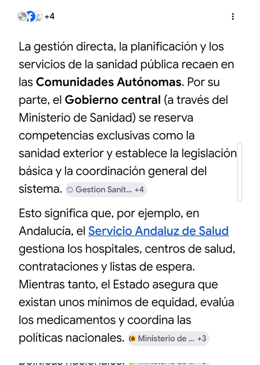 mandrilar's tweet photo. @carmenfunezdg Sra Funez a usted le a dado un yuyu  dé calor con no saber q las CC.AA tiene la potestad de la sanidad pública y no privada con hecharle las culpas al gobierno 

Funez la culpa la tiene Feijóo con decir en las C.A del PP que hay que negociar con Vox así le va la sanidad pública. https://t.co/DHtNbsuZEa