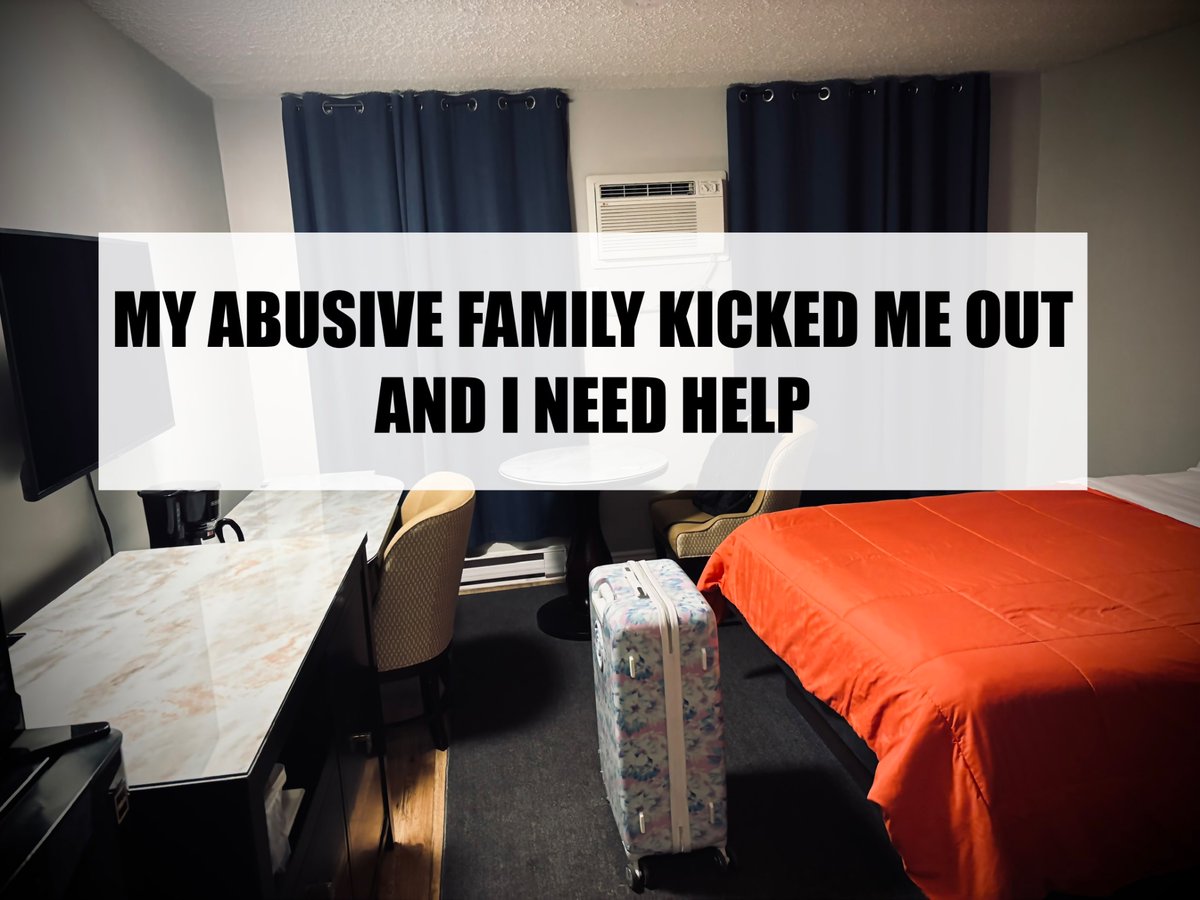 Teakii_'s tweet photo. I hate to post this after an extended hiatus, but I really need help. TLDR; my family withheld my meds and kicked me out. I tried to run to my wife’s home, but I got racially profiled at the border and they denied me entry… (1/3) https://t.co/sd8GOCYrk8