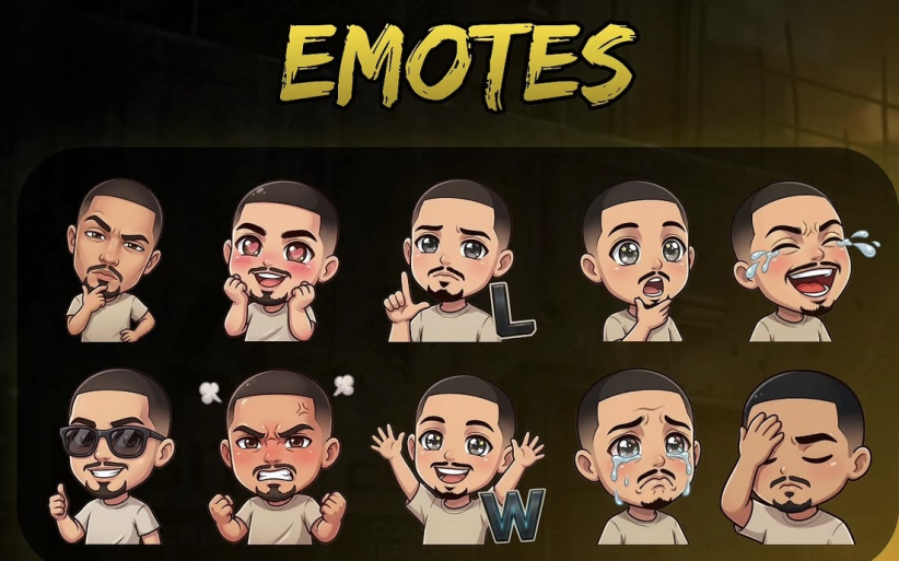 Alaznedraws's tweet photo. Another set of emotes completed! 💖 Always grateful to turn ideas into art 😍😍
#digitalart #emotes #twitchstream #loveart #graphics https://t.co/o4p7AtCOpP