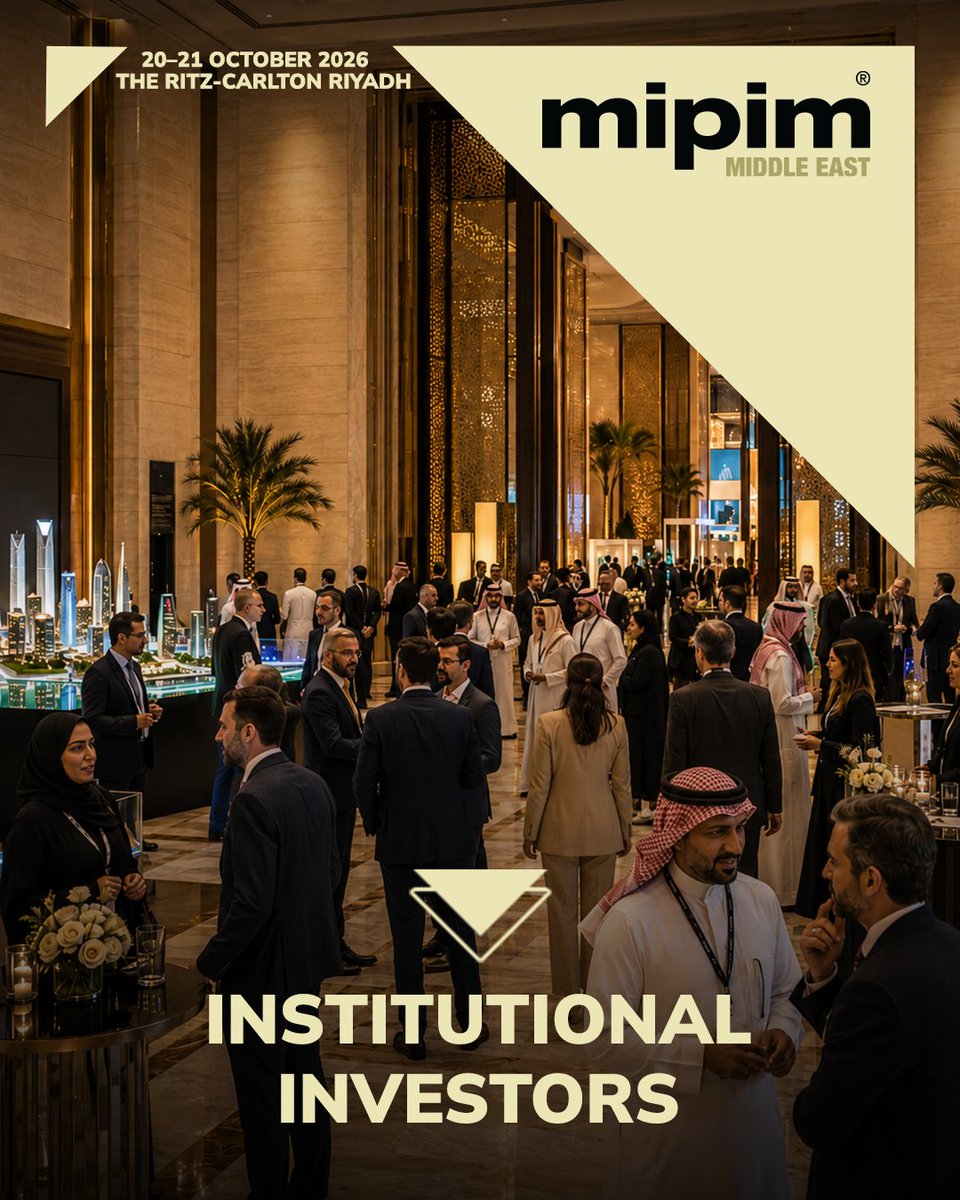 mipim_me's tweet photo. The people at #MIPIM_Middle_East don't come only for the panels.
They come for what happens between them, the corridor conversations, the bilateral meetings that become the deals that define a market.

C-Suite. Sovereign funds. Government. Institutional investors. Developers.

This is the gathering that moves things.
Register now 🔗https://t.co/itXsY6PTJz

#MIPIM_Middle_East #MIPIM #InvestSaudi #Real_Estate