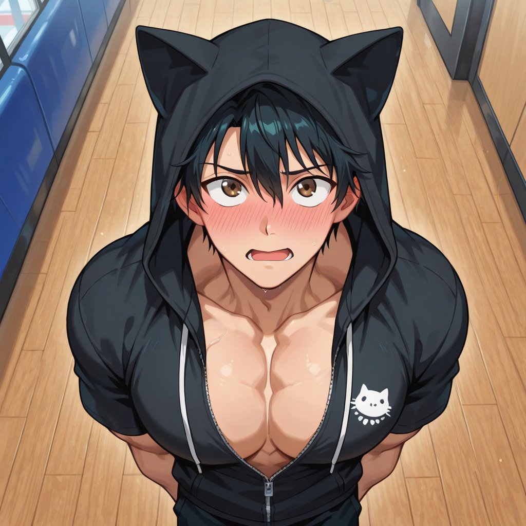 96_AkuBo_69's tweet photo. [Shota - Teen - Muscle]
Ren, Ryoma, Kotaro and Shirou with each a different animal hoodie x)
Hope you'll like it ;) https://t.co/4vVWBBiiDW